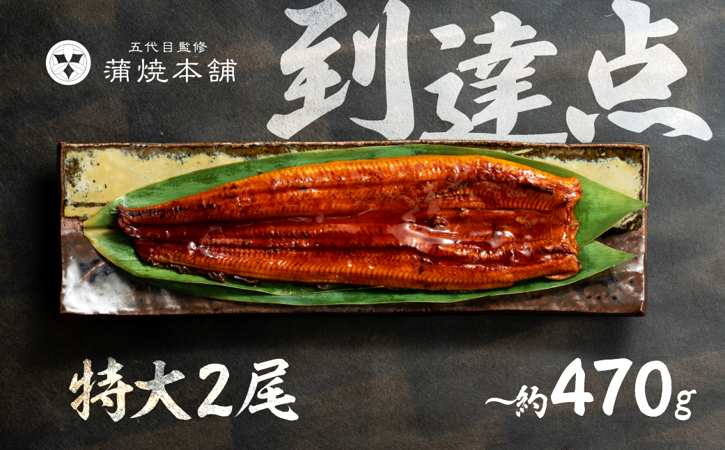 ふっくら肉厚！『国産うなぎ』　蒲焼　特大 2尾