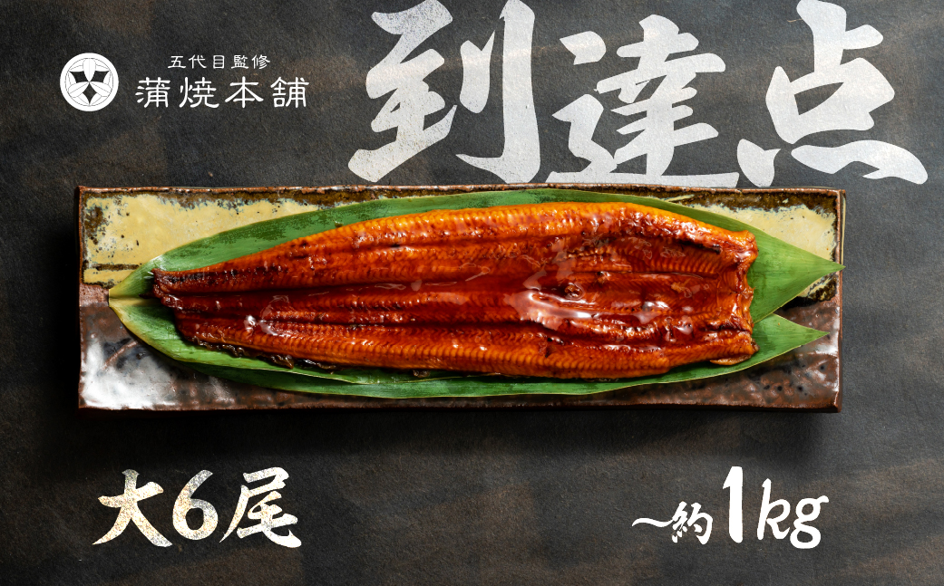 ふっくら肉厚！『国産うなぎ』　蒲焼　大 6尾