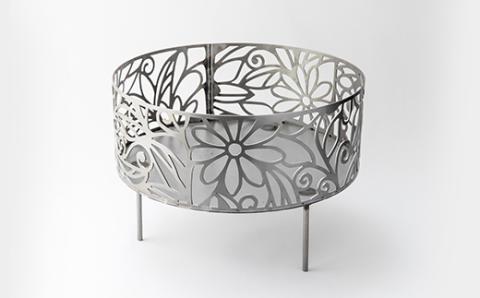 Garden Iron Works  焚き火台 Garden450 フローラル柄