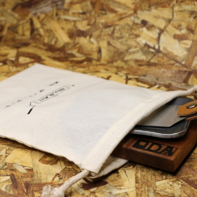 oka-d-art　黒皮鉄板 ラージメスティン用 コットン袋4点セット t3.2mm×120×175