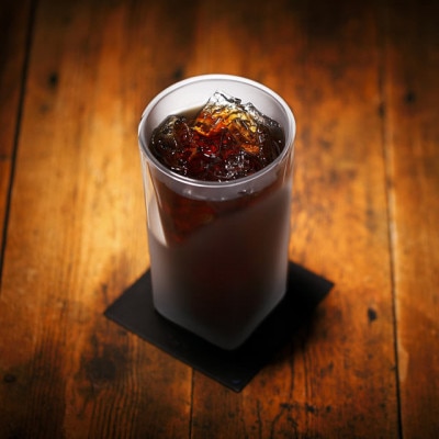 【RayES/レイエス】ダブルウォールグラス　RDS-002Lbf　400ml　フロスト