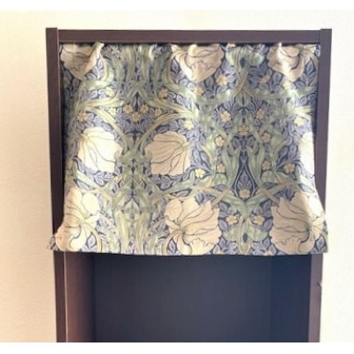 ウィリアムモリス　カフェカーテン(ピンパーネル)