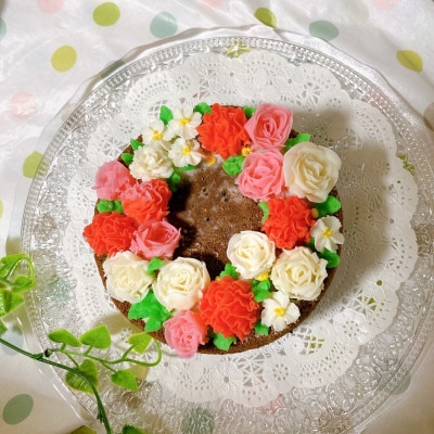 あんフラワーケーキ　5号【配送不可地域：離島】
