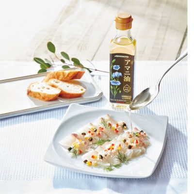 【残暑お見舞い　のし付き】味の素　えごま油180g×1本＆アマニ油180g×2本ギフト