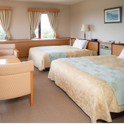 【岡崎ニューグランドホテル】1泊2食付ペア宿泊券(デラックスツイン)