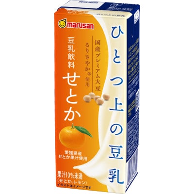 ひとつ上の豆乳　豆乳飲料　せとか　200ml×24本