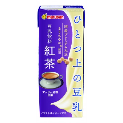 ひとつ上の豆乳　豆乳飲料　紅茶　200ml×24本