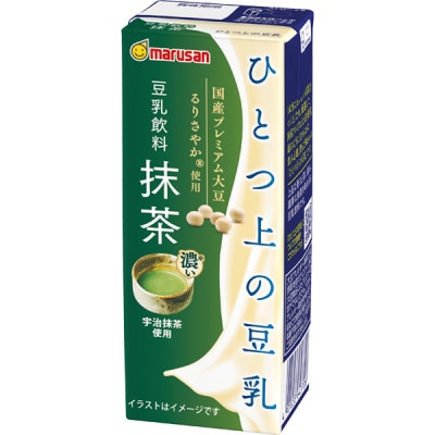 ひとつ上の豆乳　豆乳飲料　抹茶　200ml×24本