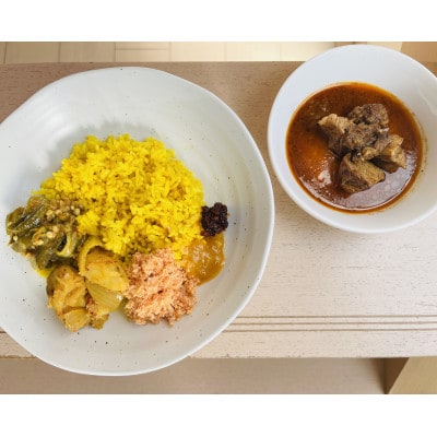 本格スリランカ ポークカリーセット 愛知県岡崎市産 ジャスミンライス付き 1食【配送不可地域：離島】