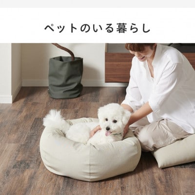 【ハナロロ】ペットベット スタイリスレザーカバー XS(チャコールグレー)