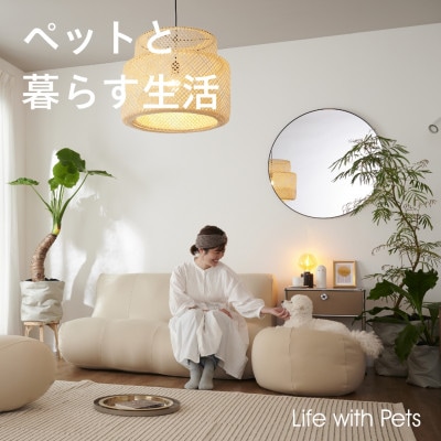 【ハナロロ】ペットベット アンティークレザーカバー XS(ブラウンベージュ)