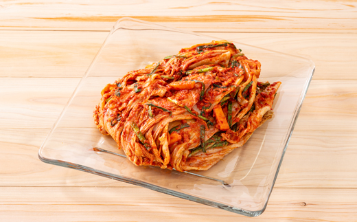 焼肉屋の手作りキムチ(白菜玉売り1kg)【配送不可地域：離島】