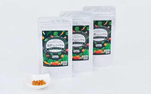 〈健康食品・酵素サプリメント〉海野山ロイヤル3袋(60粒入り×3)