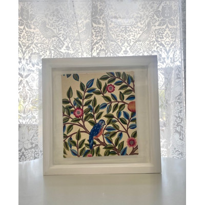 【ウィリアム　モリス】壁掛け　額縁セット　(ケルムスコットツリー)　白