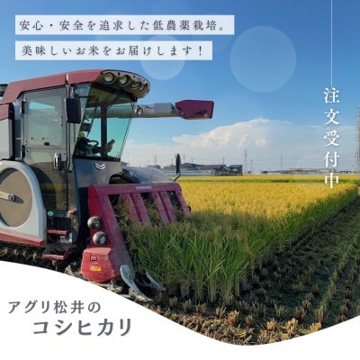 【毎月定期便】10kg(5kg×2袋)×6ヶ月 農家直送!低農薬コシヒカリ全6回