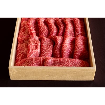 三河牛(黒毛和種)A5等級モモすき焼き用600g　直営巴山牧場産【配送不可地域：離島】