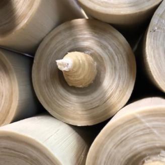 国内産ハゼの実蝋を100%使用〈伝統工芸品　和ろうそく〉寺院用　80匁棒(約27cm)全工程手作り