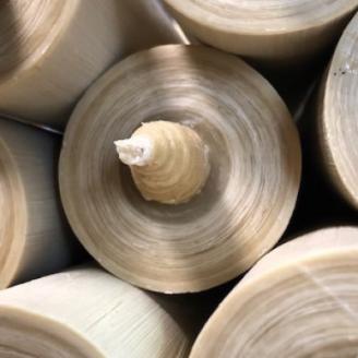 国内産ハゼの実蝋100%使用〈伝統工芸品　和ろうそく〉寺院用　100匁棒(約28cm)全工程手作り