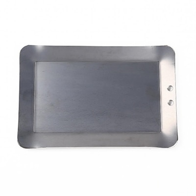 oka-d-art　黒皮鉄板 厚さ4.5mm×250mm×165mm 穴有り 単品