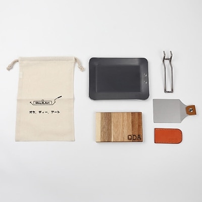 oka-d-art 黒皮鉄板 B6-Lタイプ用 コットン袋6点セット 厚さ4.5mm×140×190