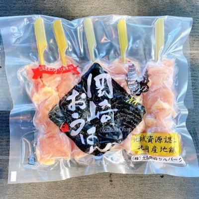 岡崎おうはん地鶏　焼き鳥セット　ギフトやおもてなし、バーベキューにおすすめ【配送不可地域：離島】