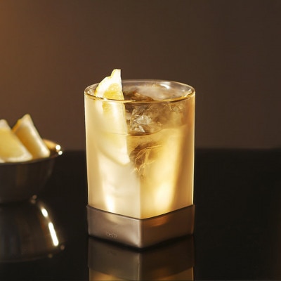 【RayES/レイエス】ダブルウォールグラス　RDS-002bf　300ml　フロスト