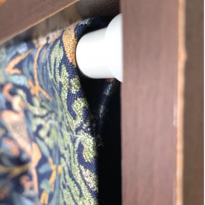 ウィリアムモリス　カフェカーテン(いちご泥棒)