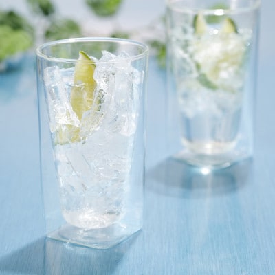 RayES/レイエスのダブルウォールグラス　RDS-002L　400ml　ペアセット(2入)