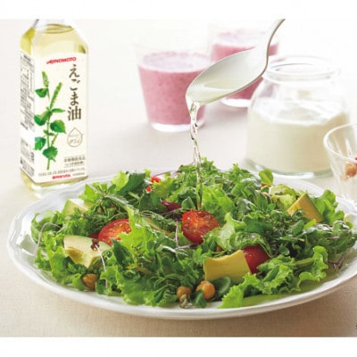 【ギフト包装対応】味の素　えごま油180g×2本＆アマニ油180g×3本ギフト