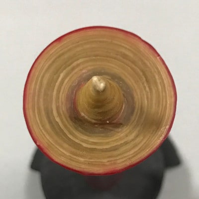 寺院用　朱80匁棒(約27cm)国内産ハゼの実蝋を100%使用〈伝統工芸品　和ろうそく〉全工程手作り