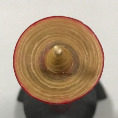 寺院用　朱50匁棒(約23cm)国内産ハゼの実蝋を100%使用〈伝統工芸品　和ろうそく〉全工程手作り