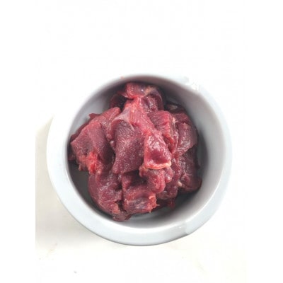 三河のジビエ　ペットフード　成犬用「カット肉」(1才～7才対象)【配送不可地域：離島】