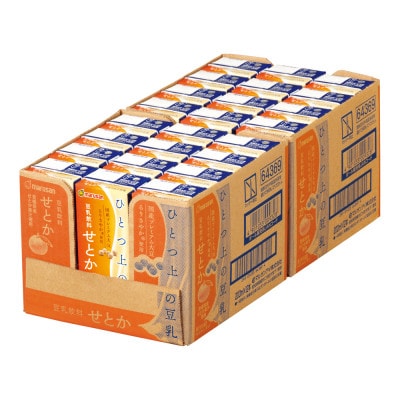 ひとつ上の豆乳　豆乳飲料　せとか　200ml×24本