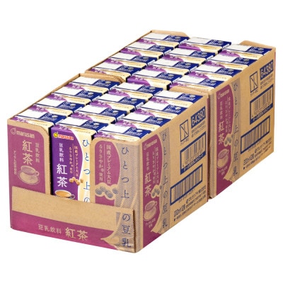 ひとつ上の豆乳　豆乳飲料　紅茶　200ml×24本