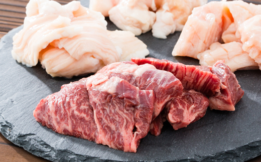 老舗焼肉屋のホルモンセット600g(150g×4種類)3～4人前【配送不可地域：離島】