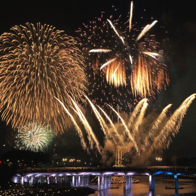 岡崎城下家康公夏まつり第77回花火大会「乙川マス席南-マスB席」チケット