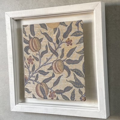 【ウィリアム　モリス】壁掛け　額縁セット　フルーツ　白