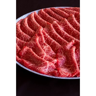 三河牛(黒毛和種)A5等級モモすき焼き用600g　直営巴山牧場産【配送不可地域：離島】