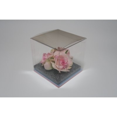 咲く石シリーズ『pretty-flowers』ピンクの小バラ