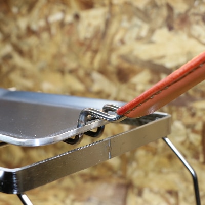 oka-d-art　黒皮鉄板 メスティン用 4点セット 厚さ3.2mm×85mm×140mm