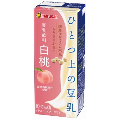 ひとつ上の豆乳200ml よりどり3ケース(成分無調整・紅茶・白桃)計72本