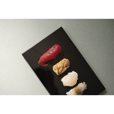 黒御影石の寿司下駄