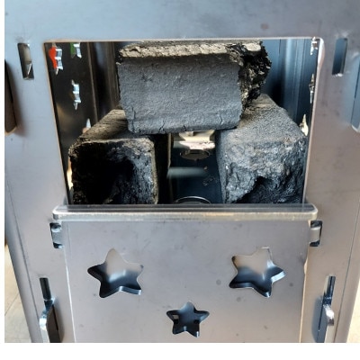 焚火台やBBQコンロに【アイアン キラキラ星】