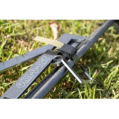 oka-d-art アイアンハンガーラック ランタンポール ランタンフック 収納用ベルト付