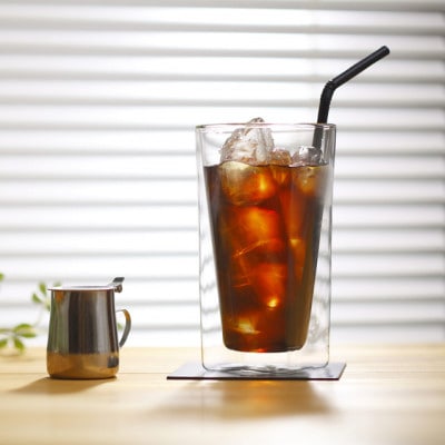 RayES/レイエスのダブルウォールグラス　RDS-002L　400ml　ペアセット(2入)