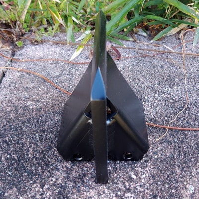 黒塗装　くさび型薪割り　富士山