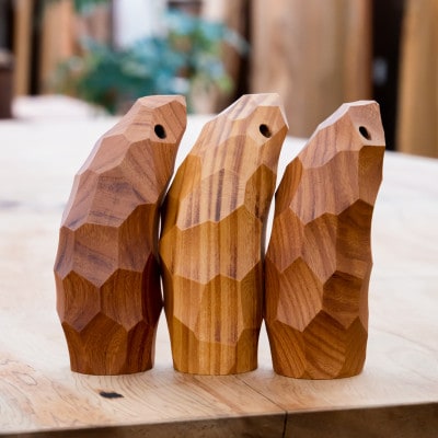 リグロウッドワークス CCカップ ブラウン・ レ ッド(赤茶色系統)