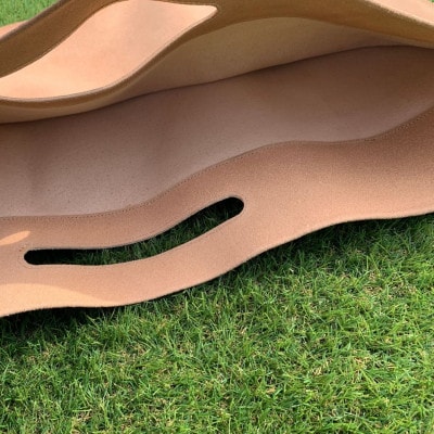 oka-d-artのアイアンテーブル 本革レザーケース 収納ケース