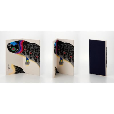 手描き本染め屏風「天」(小)