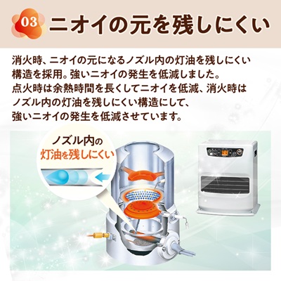 トヨトミ石油ファンヒーター 「LC-S33P(ホワイト)」　9～12畳